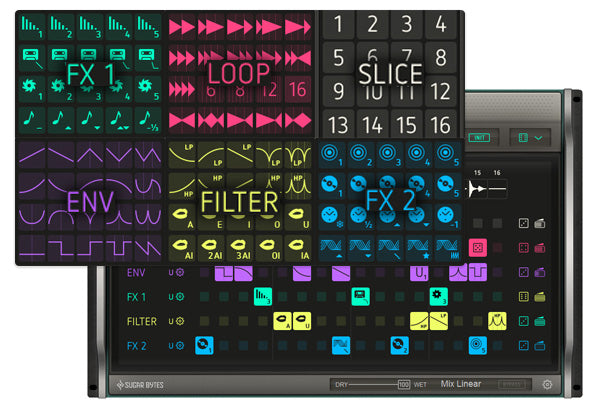 Sugar Bytes Looperator plugin interface, screen 5