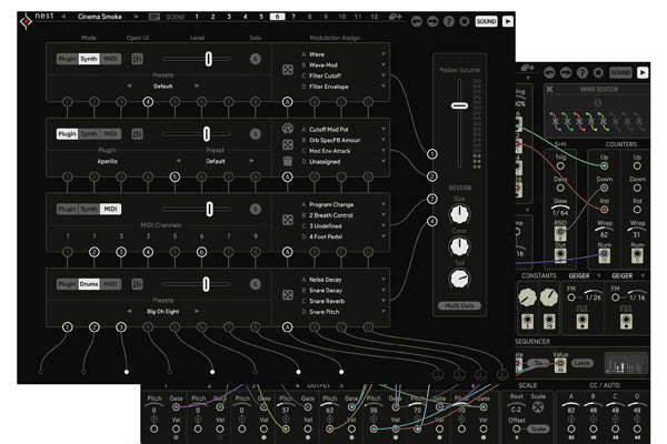 Sugar Bytes Nest plugin interface, screen 4