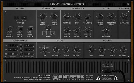 Synapse Audio - The Legend