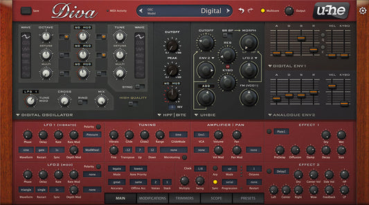 U-he - Diva + SOUND7 Sound Packs Bundle