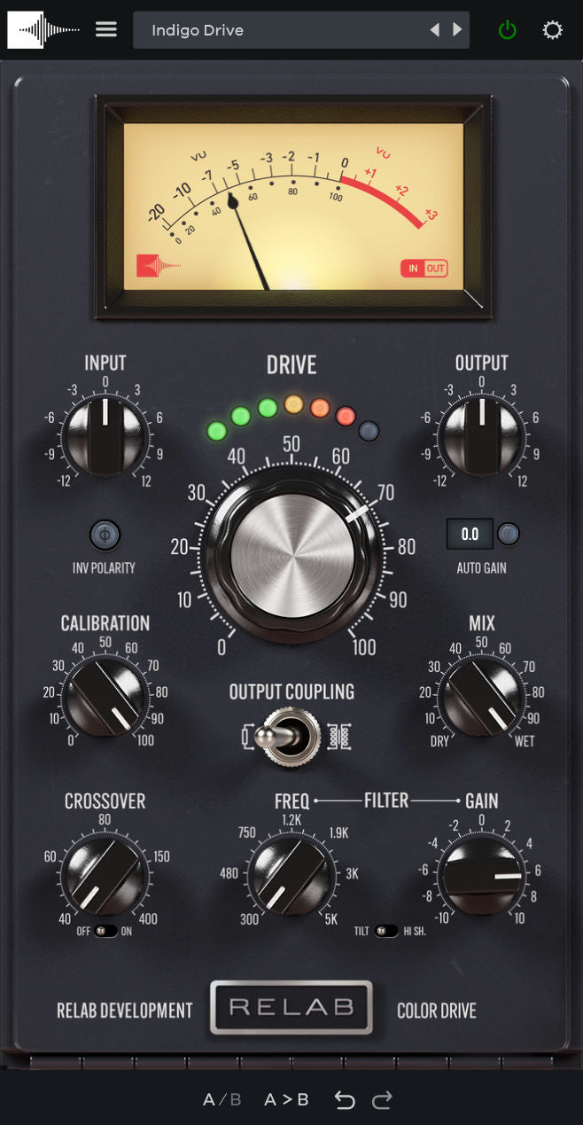 Relab Color Drive plugin interface