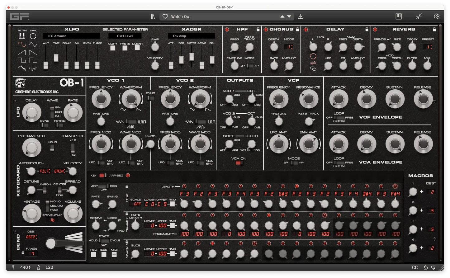 GForce Software - The Oberheim Bundle