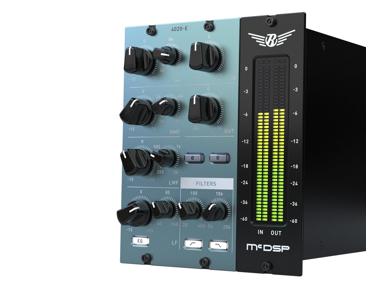 McDSP 4020 Retro EQ shown as a 500-series style hardware unit