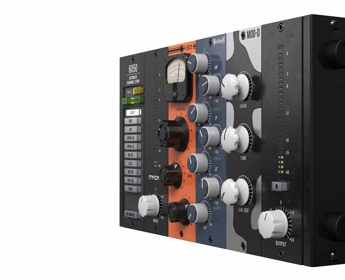 McDSP 6050 Ultimate Channel Strip shown as a hardware-style unit