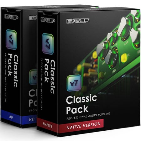 McDSP Classic Pack Native v7 box artwork