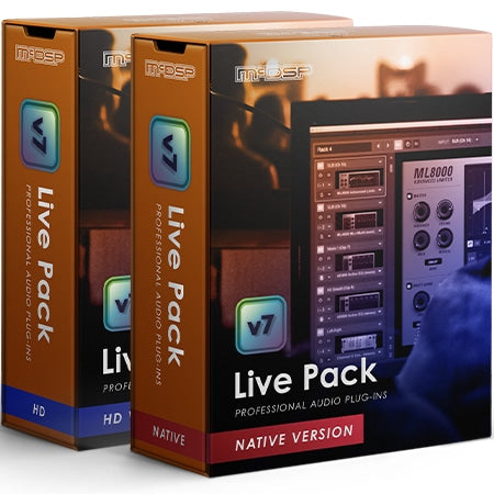 McDSP Live Pack II Native v7 box artwork
