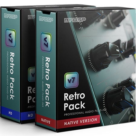 McDSP Retro Pack Native v7 box artwork