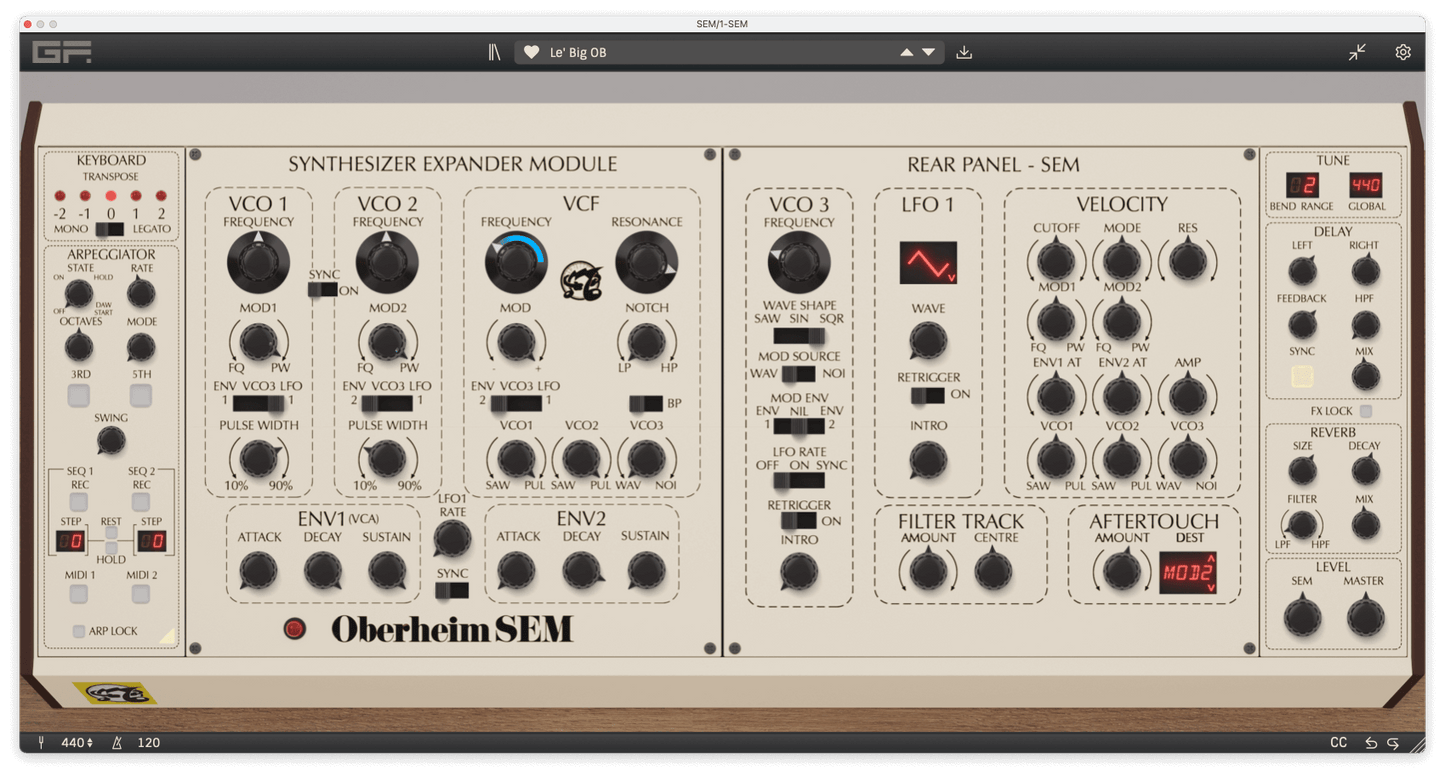 GForce Software - Oberheim SEM