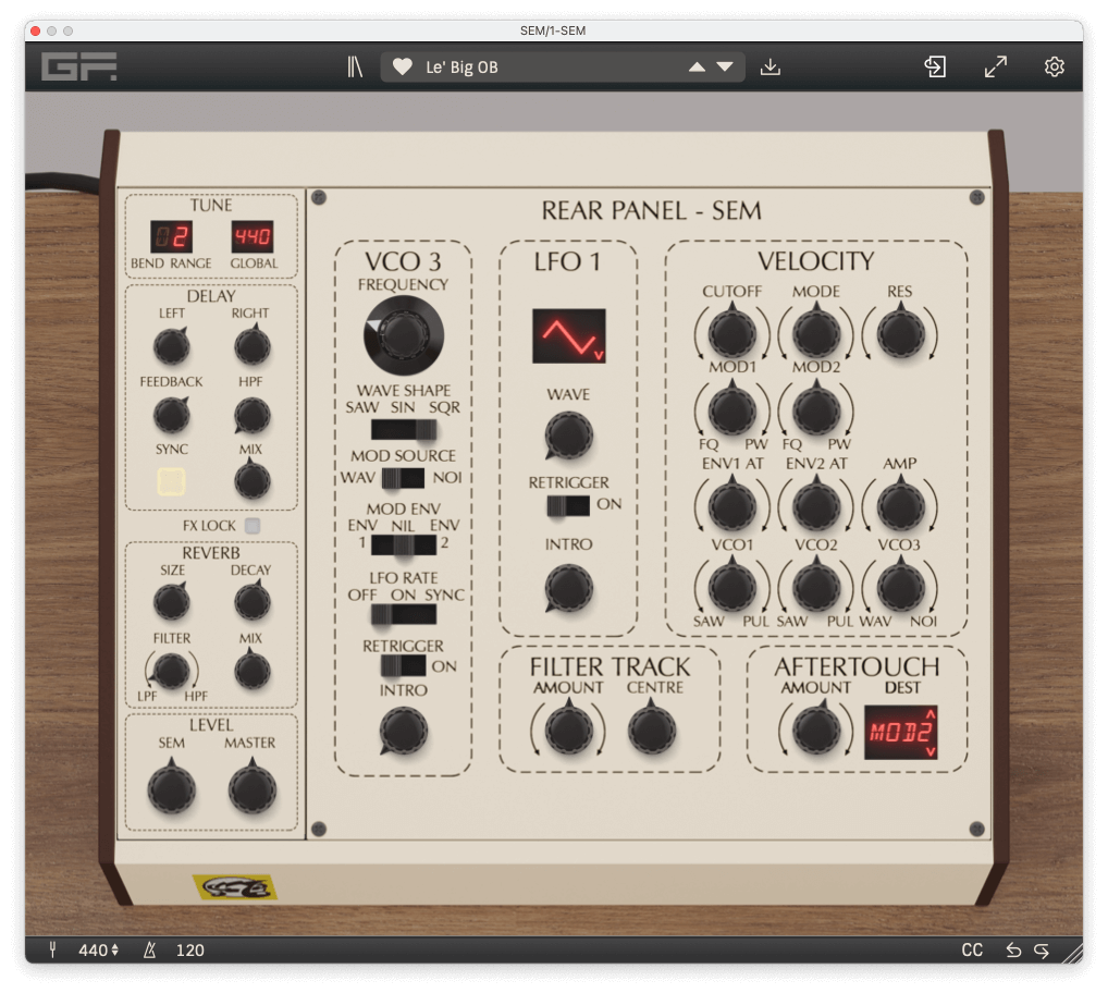 GForce Software - Oberheim SEM