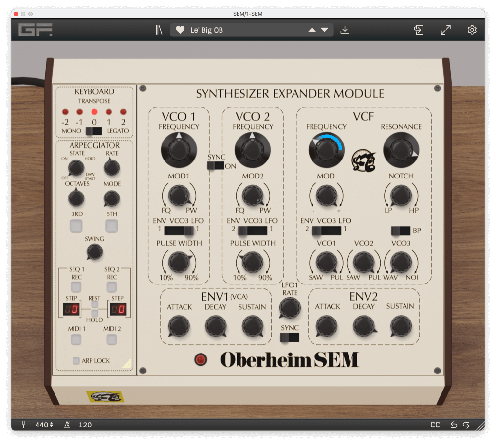 GForce Software - Oberheim SEM