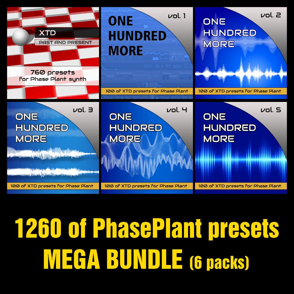 Phase Plant - XTDs 1260 Preset Bundle