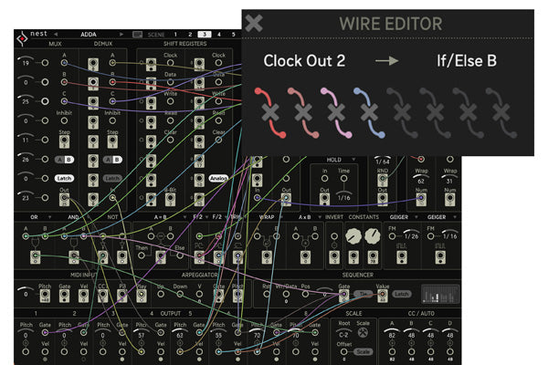 Sugar Bytes Nest plugin interface, screen 2