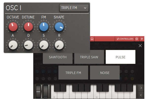 Sugar Bytes Unique plugin interface, screen 5