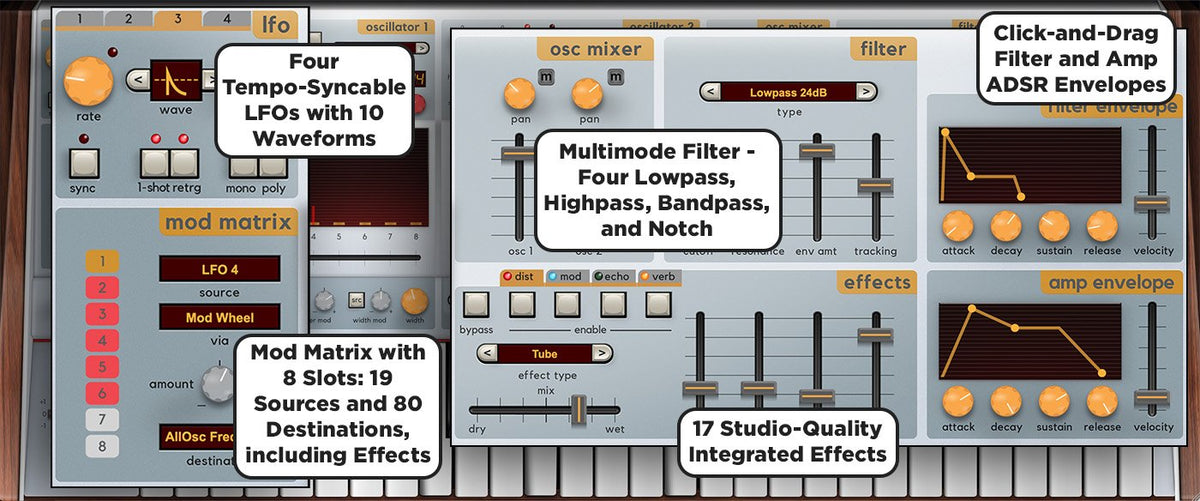 Cherry Audio Harmonia synth plugin third view