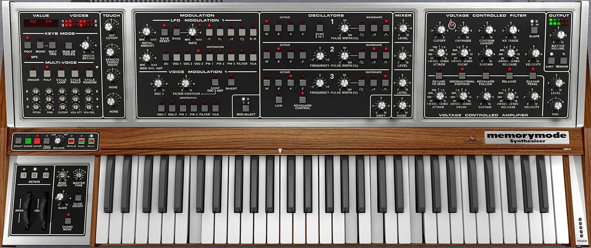 Cherry Audio Memorymode 2 synth plugin interface