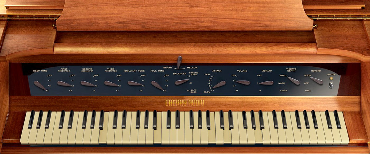 Cherry Audio Novachord plugin interface