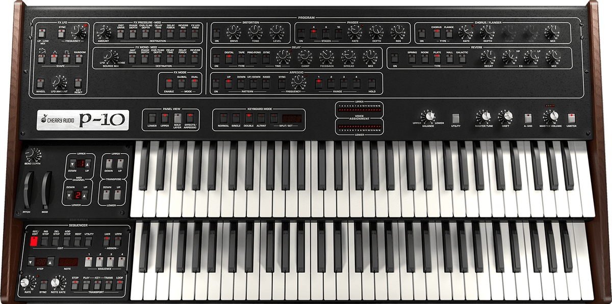 Cherry Audio P-10 synth plugin second view