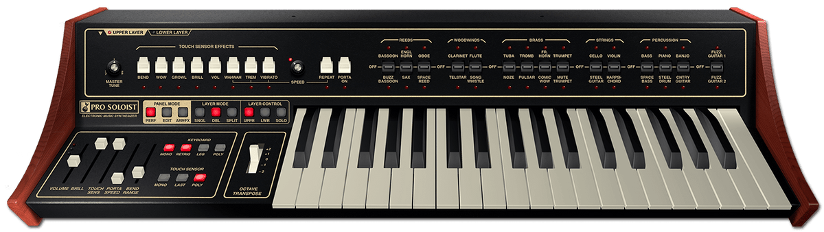 Cherry Audio Pro Soloist synth plugin interface
