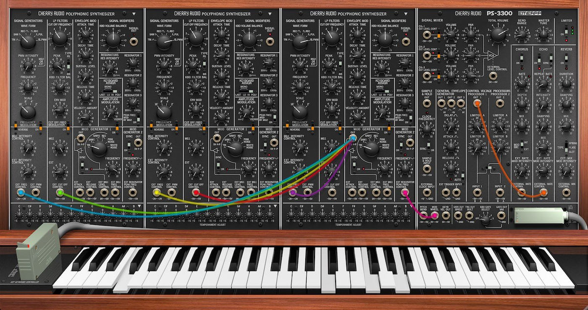 Cherry Audio PS-3300 synth plugin interface