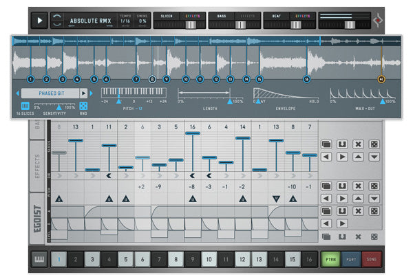 Sugar Bytes Egoist plugin interface, screen 5