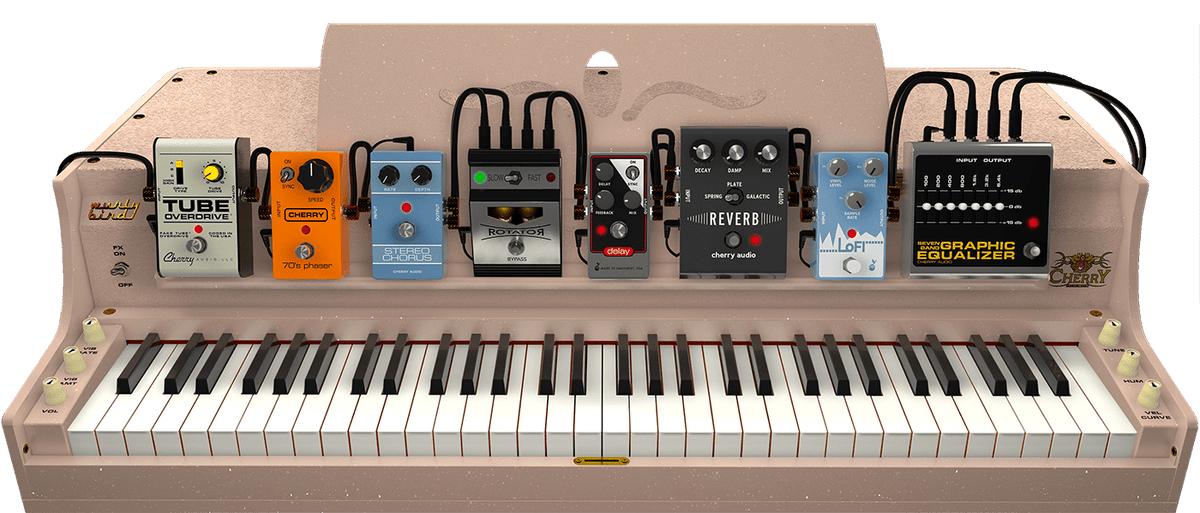 Cherry Audio Wurlybird 140B electric piano plugin interface