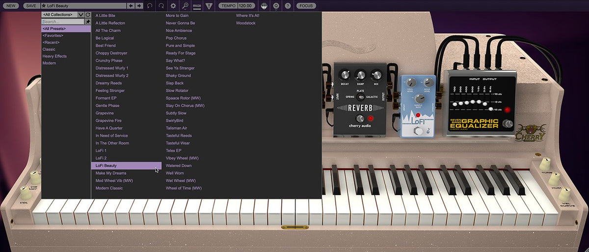 Cherry Audio Wurlybird 140B alternate view
