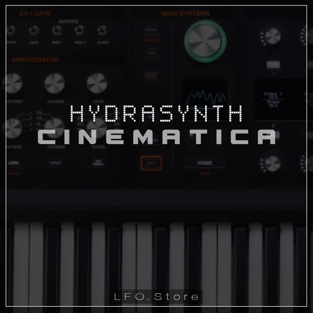Cinematic sounds for ASM Hydrasynth - 65 Hydrasynth presets