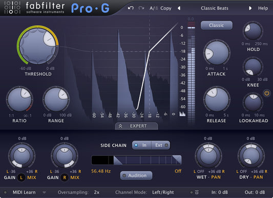 FabFilter Pro-G Expander - Gate Plugin