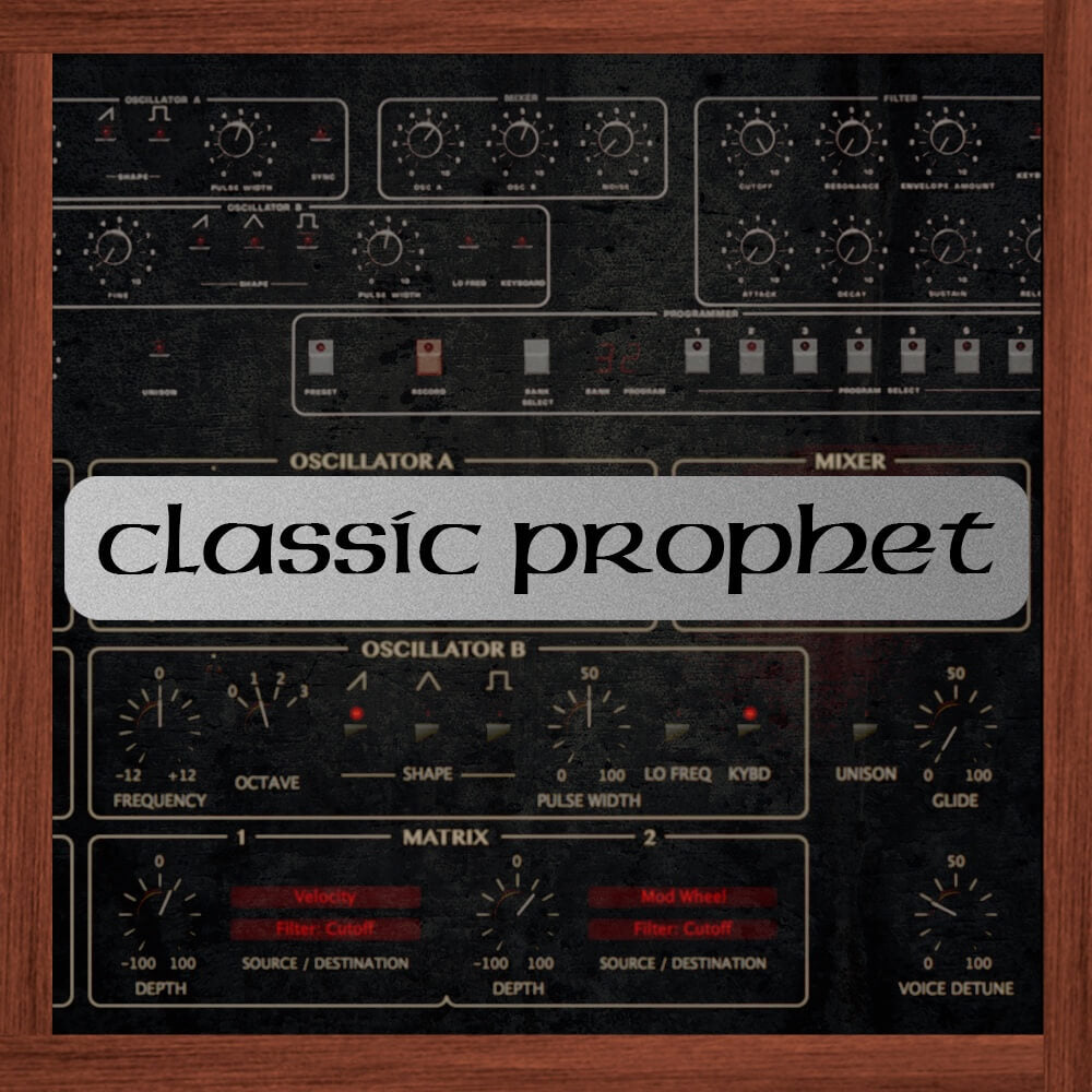 Prophet 5 presets for u-he repro-5 - a pack of 150 sounds for U-he Repro-5. capturing the spirit of the Sequential Prophet 5 across a massive range of classic analogue style sounds inspired by its use over the last 40 years.
