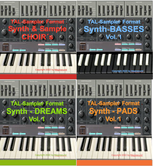 Synth & Sample Bundle - Includes Packs from Basses, Choirs, Dreams and Pads