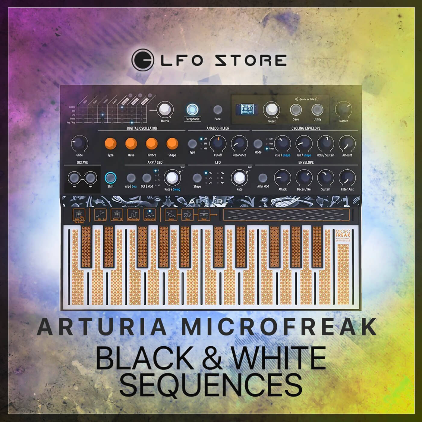 Arturia Microfreak preset pack and patch bank. 50 presets for Arturias Microfreak synthesizer