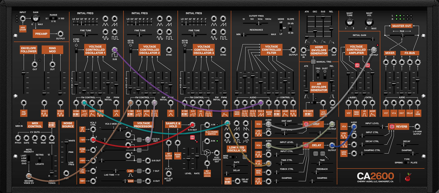 Cherry Audio 2600 VST Plugin GUI