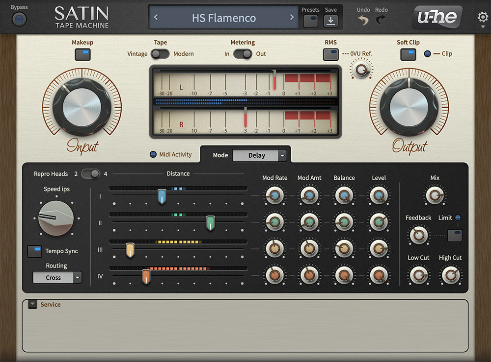 U-he Satin Tape Saturation Plugin